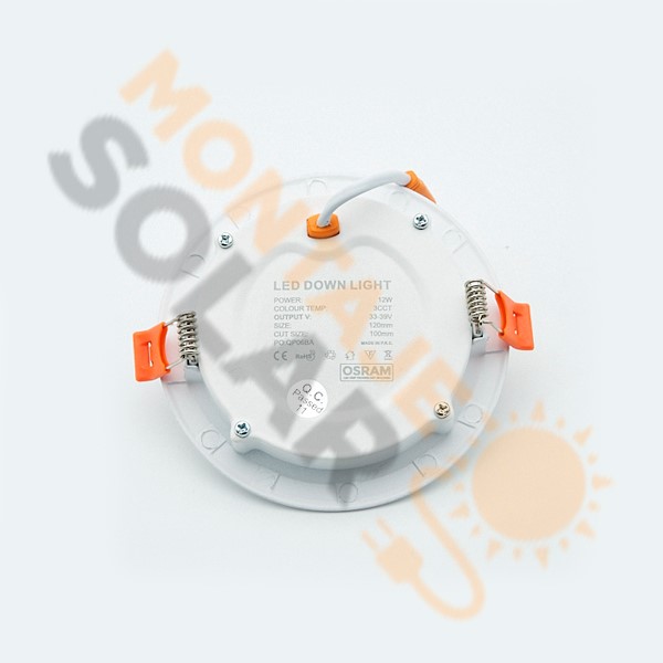 LED DOWNLIGHT 12W D=120mm con selector