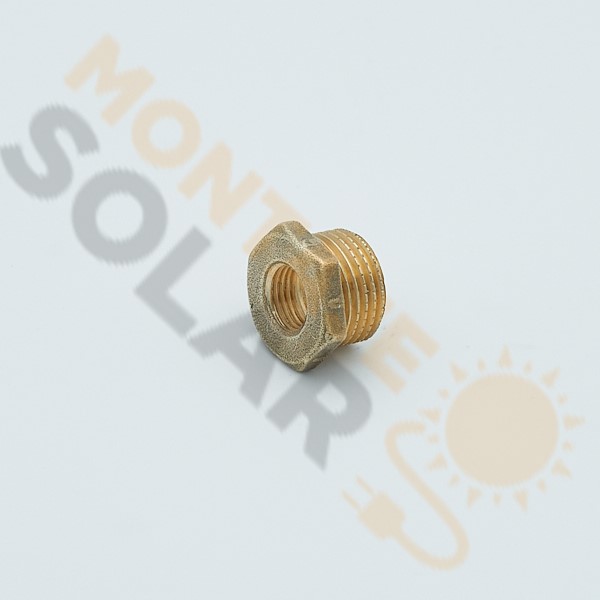 Anilla de reducción latón ½” A ¼” M-H