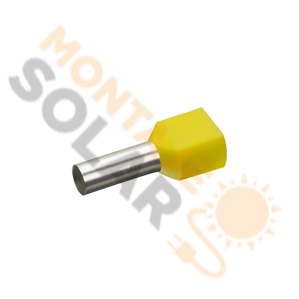 Puntera preaislada doble cable hasta 2x6 mm2