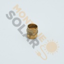 Enlace latón soldar 18-1/2" M