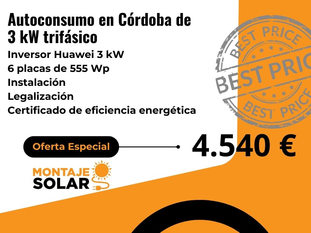 Autoconsumo Trifásico 3kW