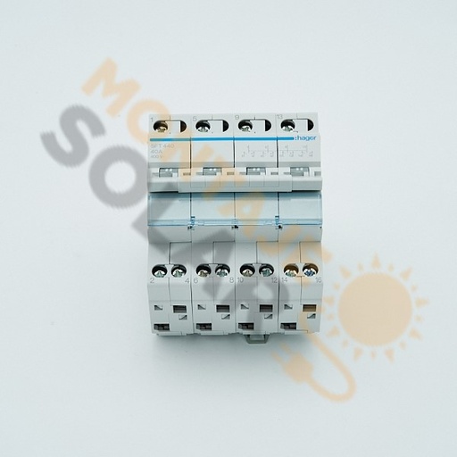 Conmutador manual 4P-40A. I-0-II