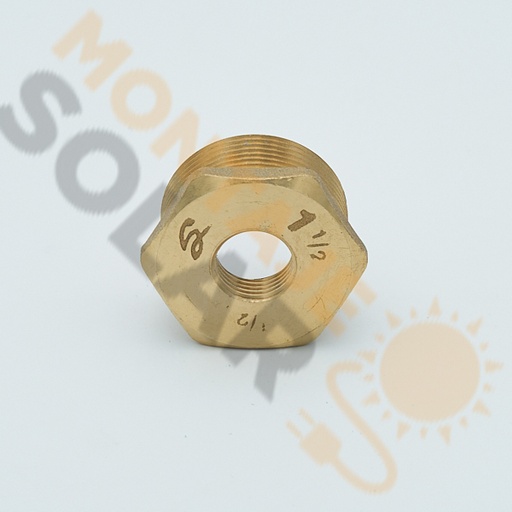 Anilla de reducción latón 1” 1/2 A 1/2″ M-H