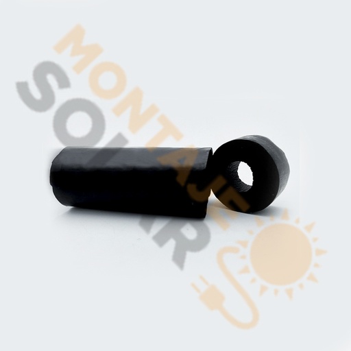 Coquilla para tubería exterior 19/22mm (2 metros) Negra