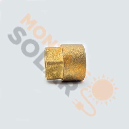 Enlace latón soldar 22-1/2" H