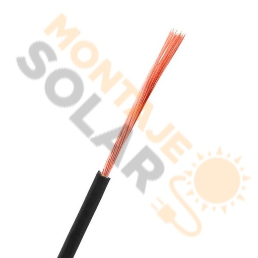 Cable unipolar H07VZ1 negro 2.5 mm2 (m)