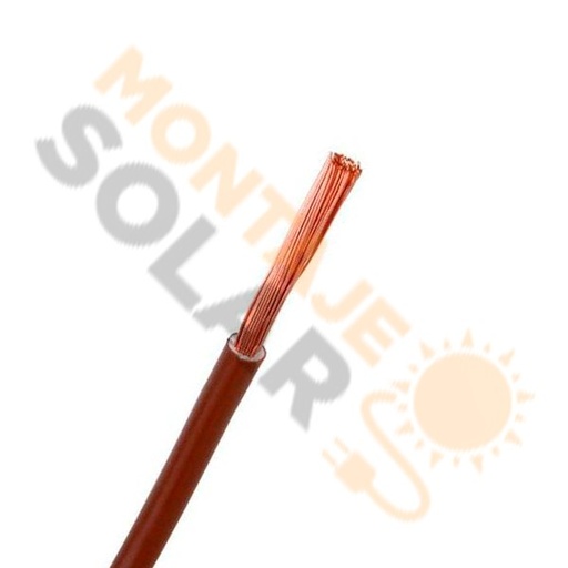 Cable unipolar H07VZ1 marrón 4 mm2 (m)