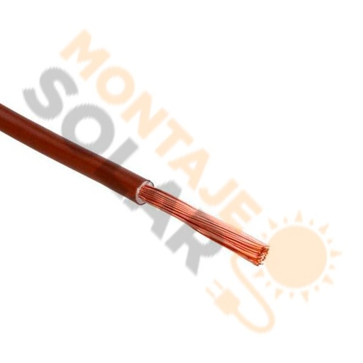 Cable unipolar H07VZ1 marrón 6 mm2 (m)