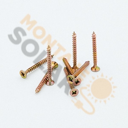 Tornillo rosca madera avellanado 4x40 mm