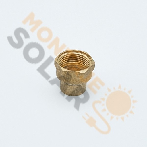 Enlace latón soldar 18-3/4" H