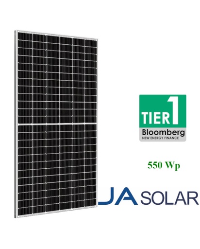 Panel solar JA SOLAR 144 celulas 550W BS PAL