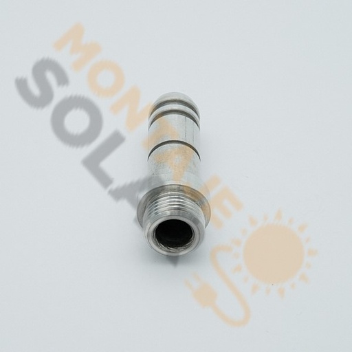 Unión espiga 1/2" aluminio Cidersol